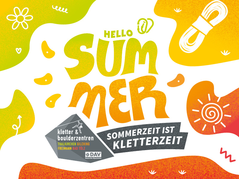 Plakat mit Sommerferienangeboten